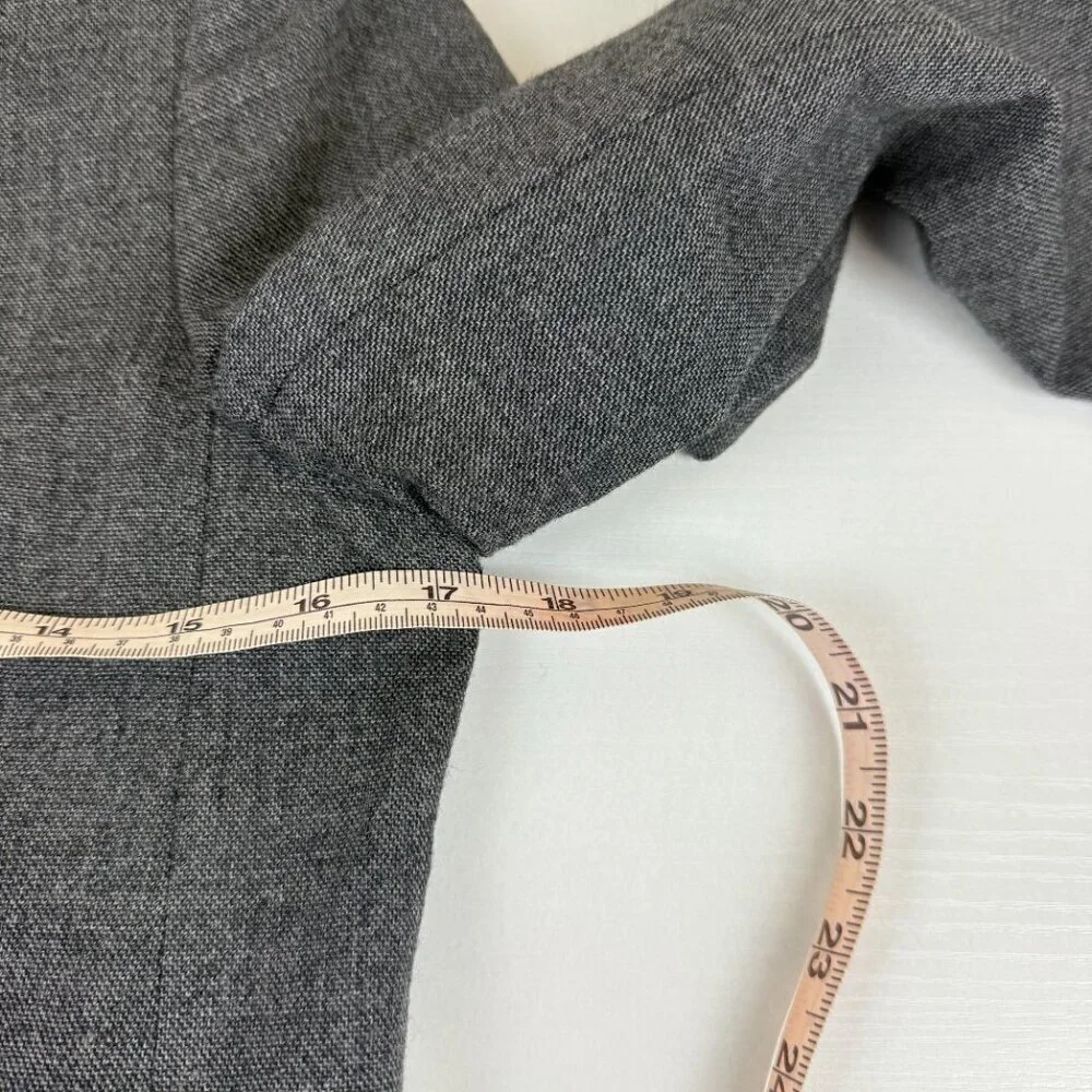 J.Crew Wool Herringbone School boy Blazer Gray, 2-Button, Fully Lined